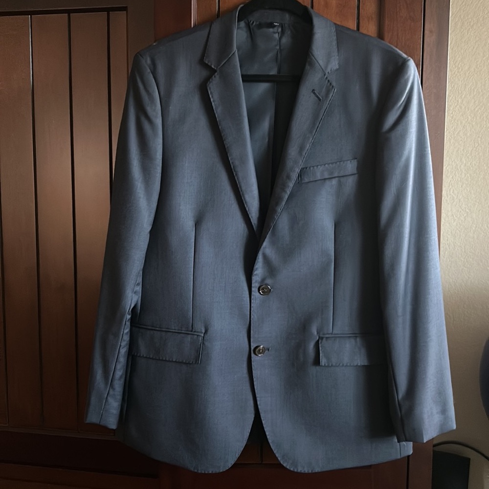 J. Crew Thompson Blazer 42 R Blue color